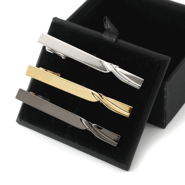 Ready to Ship Special Design Cheap Price Gold Color Tie bar Tie Clip - Image 2